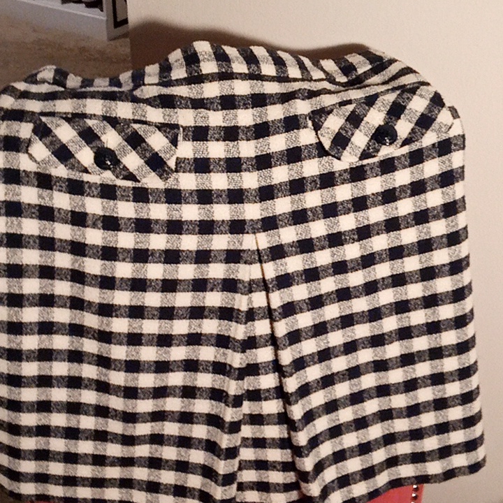 Brooks Brothers Black And White Gingham Skirt